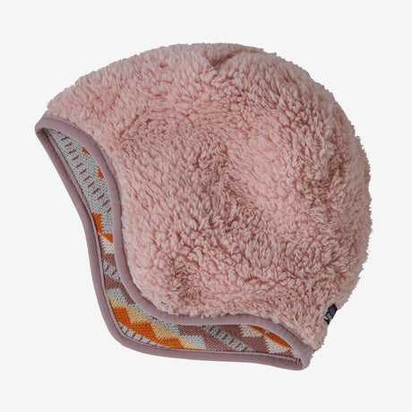 Baby Reversible Beanie - Diamond Stripe: Stormy Mauve by Patagonia