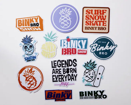 Snow Sticker Set by Binky Bro
