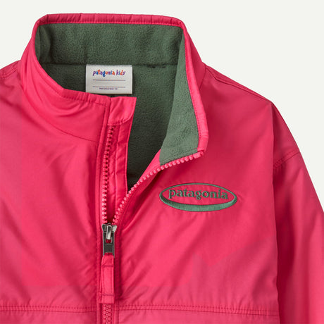 Baby Lined Windbreaker Jacket- '95 Oval Logo: Punchy Pink by Patagonia