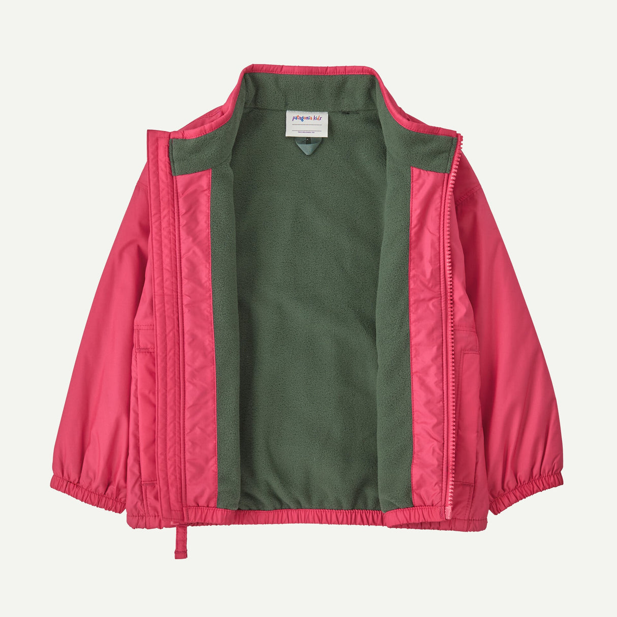 Baby Lined Windbreaker Jacket- '95 Oval Logo: Punchy Pink by Patagonia