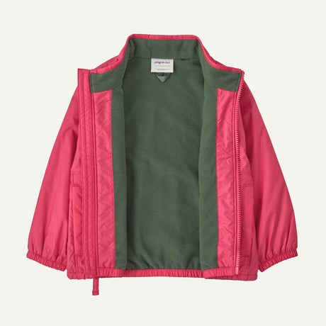 Baby Lined Windbreaker Jacket- '95 Oval Logo: Punchy Pink by Patagonia