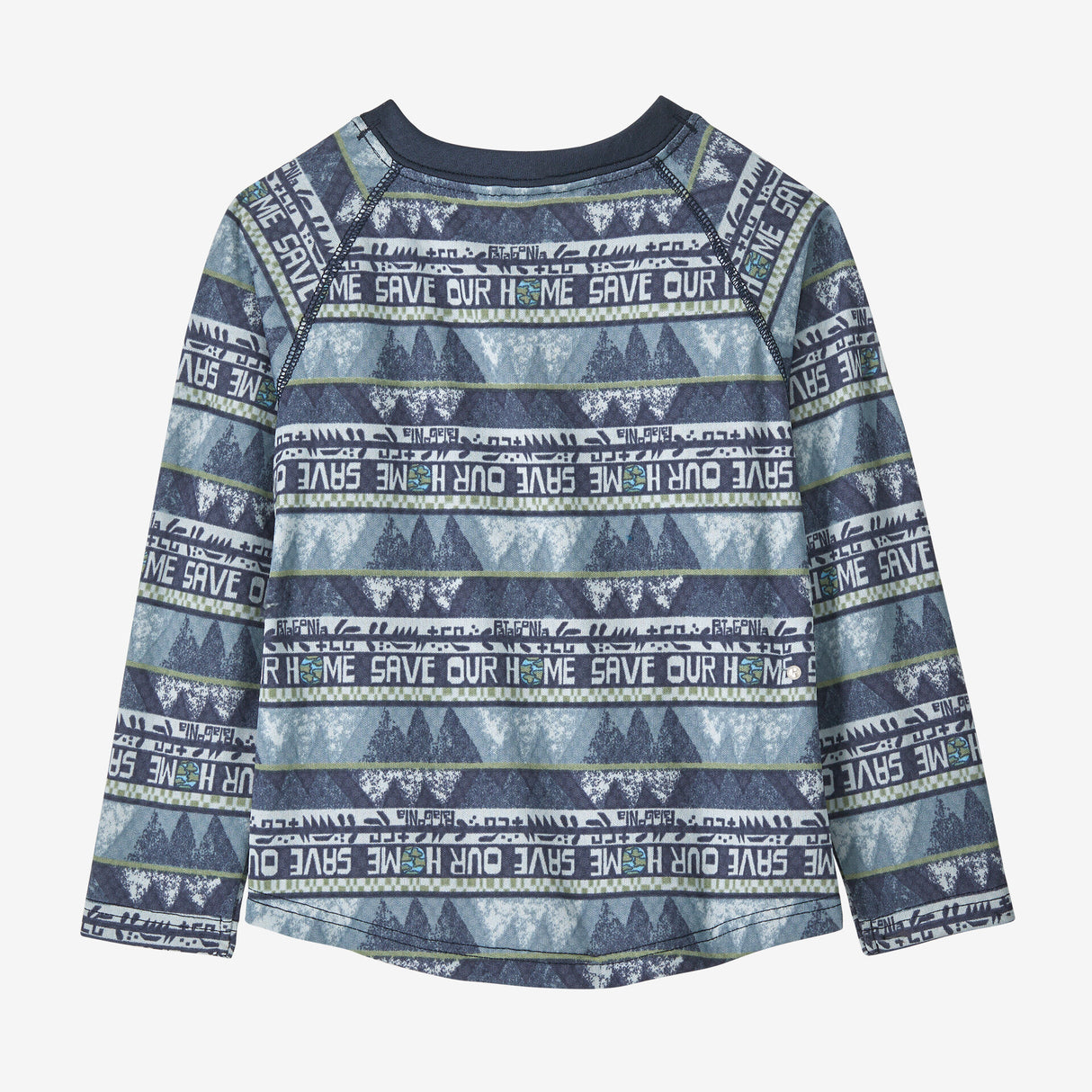 Baby Capilene® Midweight Henley - Home: Dolomite Blue by Patagonia