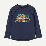 Baby Capilene® Midweight Crew- Fitz Roy Foliage: New Navy by Patagonia