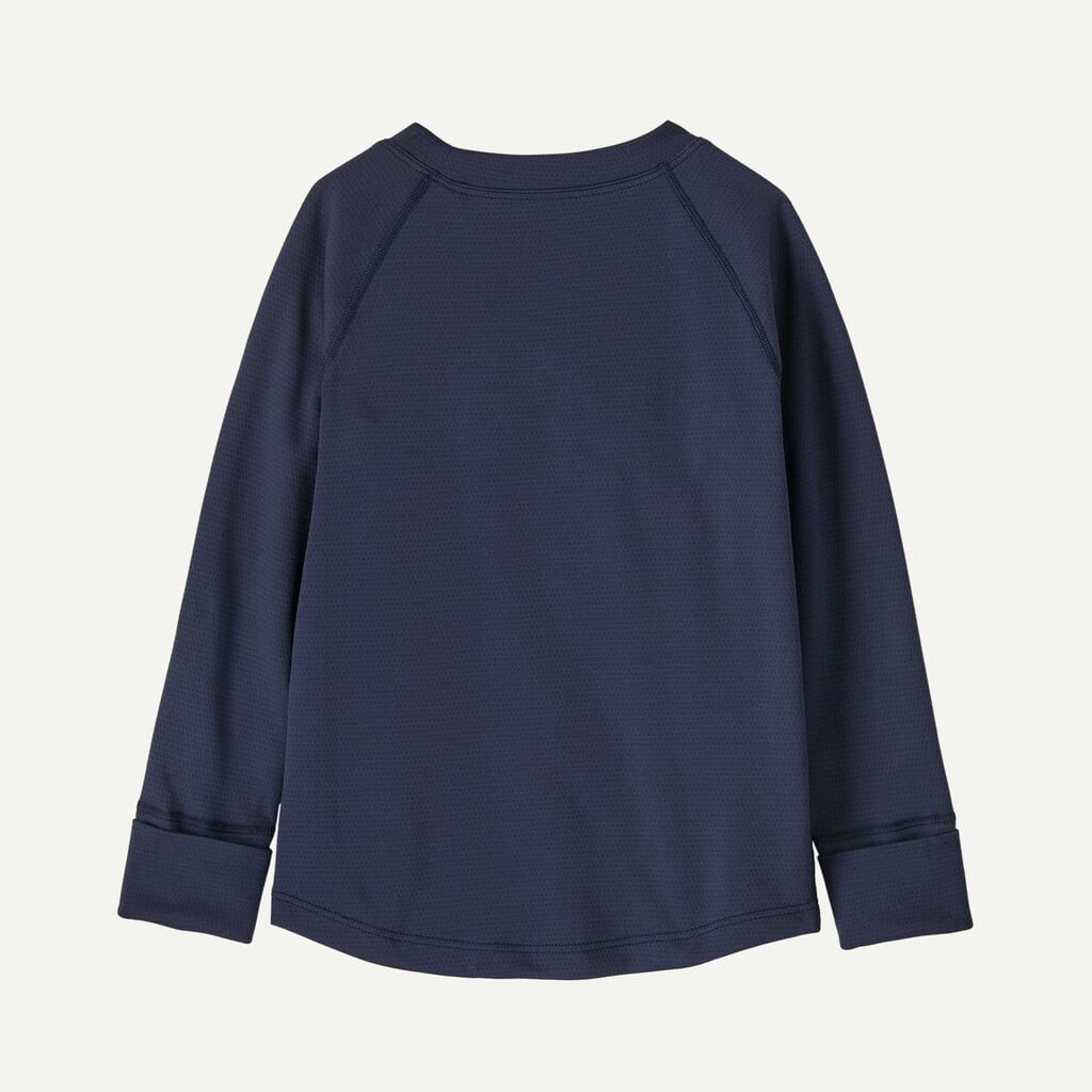 Baby Capilene® Midweight Crew- Fitz Roy Foliage: New Navy by Patagonia