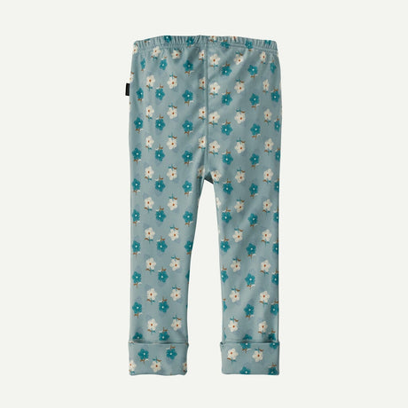 Baby Capilene® Midweight Bottoms- Snow Ditsy: Virtually Blue by Patagonia