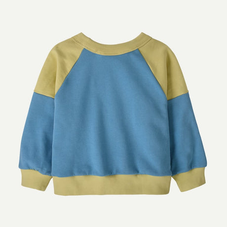 Baby Crew Sweatshirt- Island Turtle: Shore Blue by Patagonia