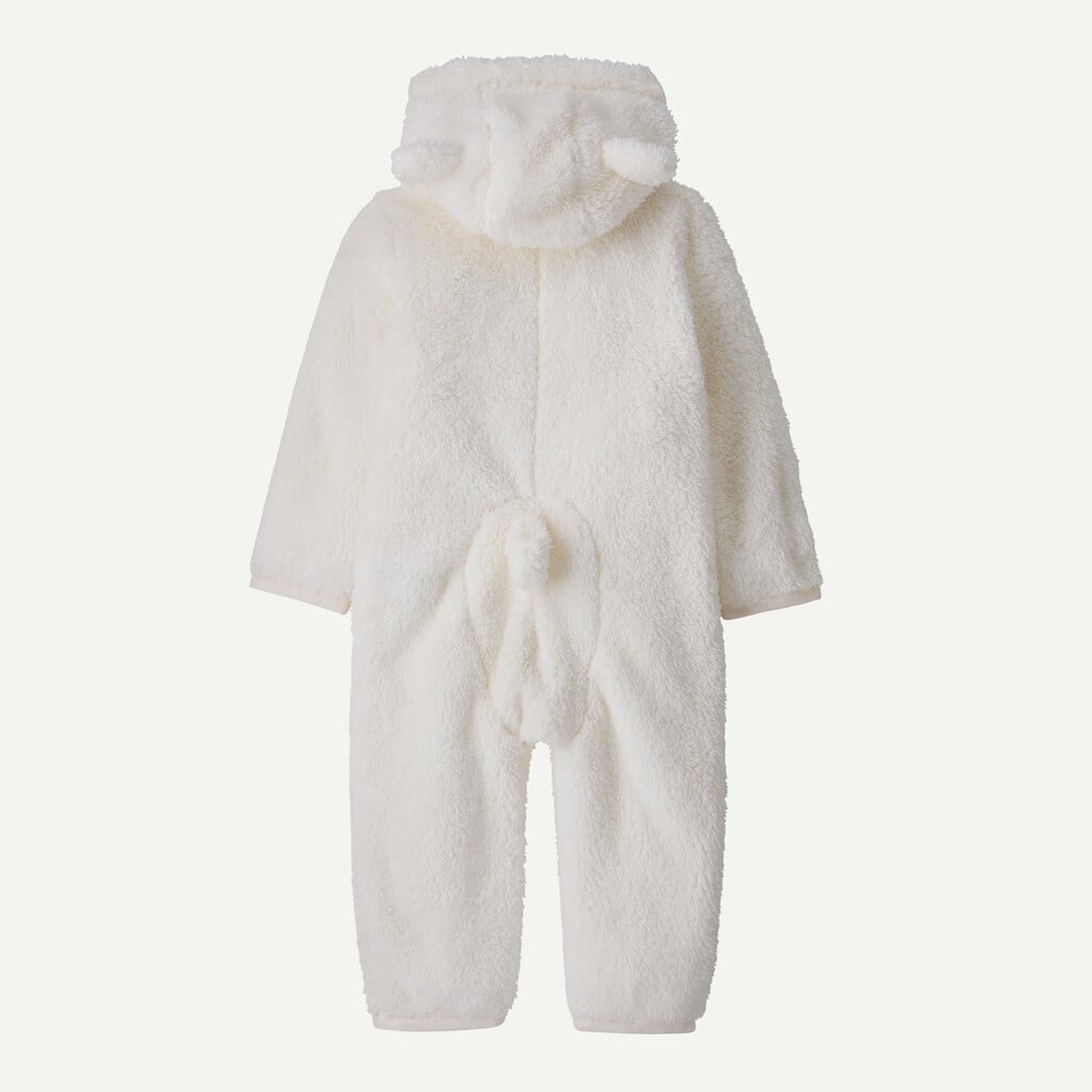 Baby Furry Friends Fleece Bunting- Birch White by Patagonia