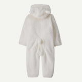 Baby Furry Friends Fleece Bunting- Birch White by Patagonia