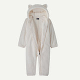 Baby Furry Friends Fleece Bunting- Birch White by Patagonia
