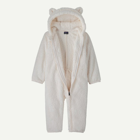 Baby Furry Friends Fleece Bunting- Birch White by Patagonia