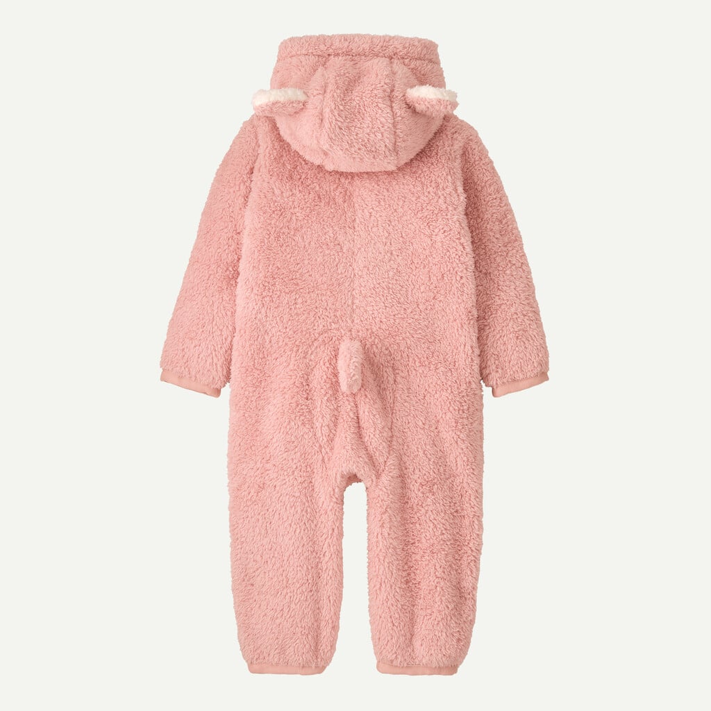 Baby Furry Friends Fleece Bunting- Mallow Pink by Patagonia