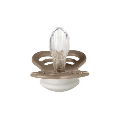 Supreme GLOW Pacifiers 2 Pk- Vanilla /Dark Oak by Bibs