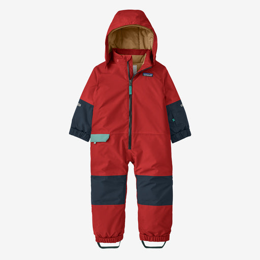 Baby Pile One-Piece Snowsuit in Touring Red by Patagonia – Pi Baby