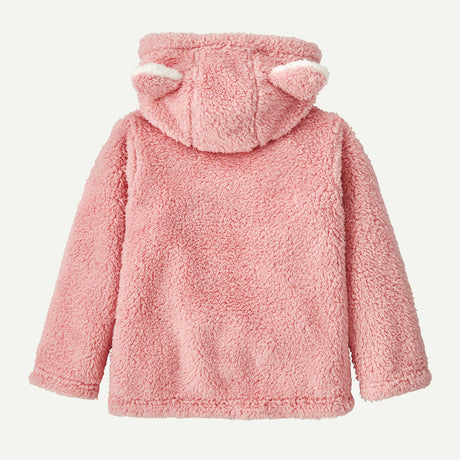 Baby Furry Friends Fleece Hoody- Mallow Pink by Patagonia