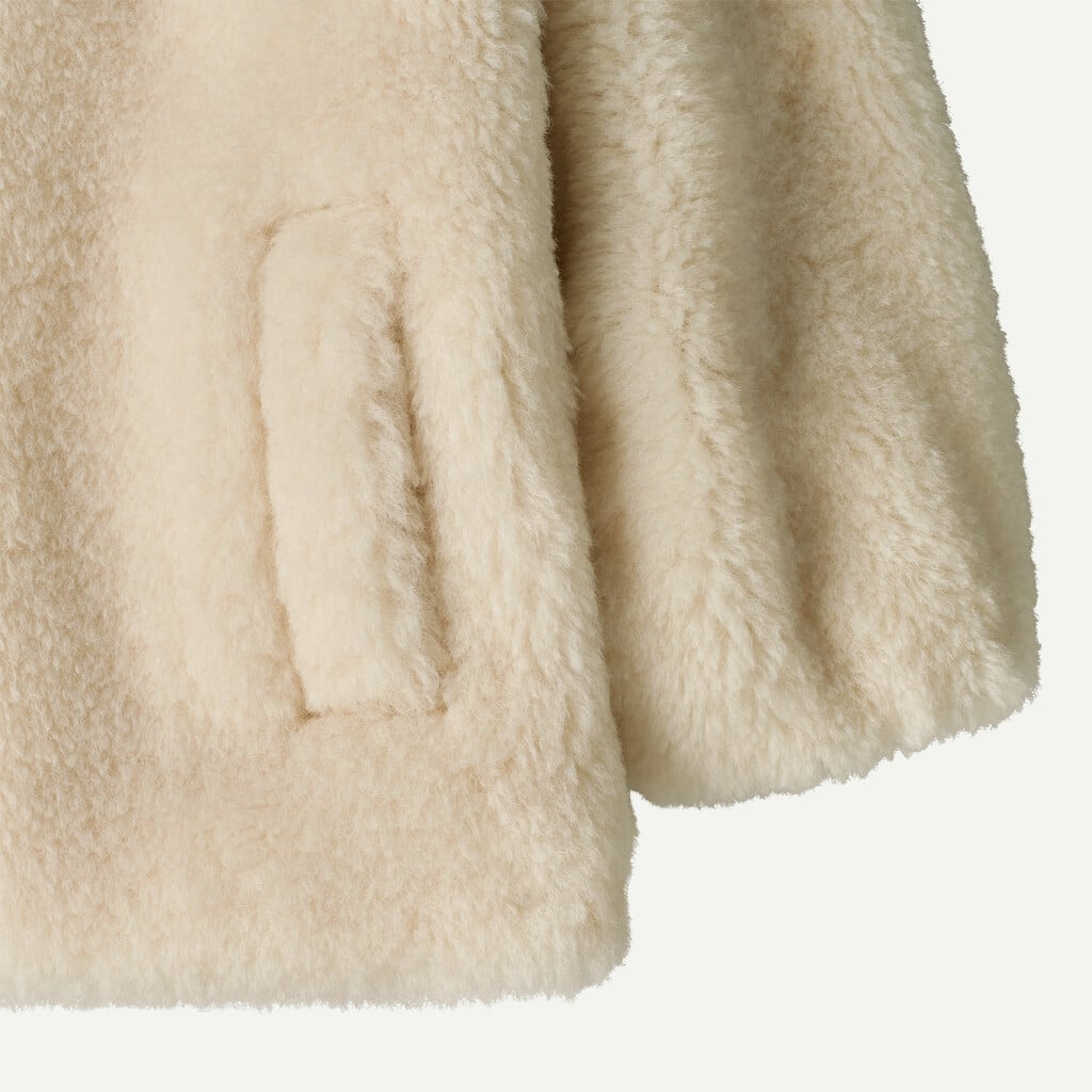 Baby Happy Mesa Fleece Cardigan- Natural by Patagonia