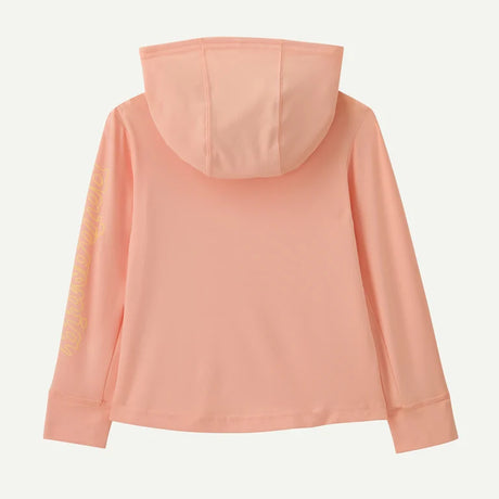 Baby Cap SW Hoody- Fitz Script: Sunlit Pink by Patagonia