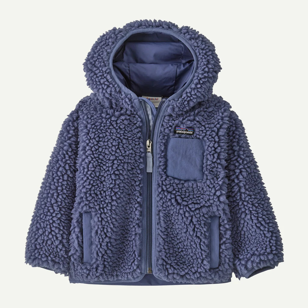 Baby Retro-X® Fleece Hoody- Current Blue by Patagonia