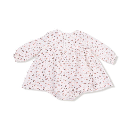 Ruffle L/S Bubble w/ Skirt- Carrie Floral by Angel Dear