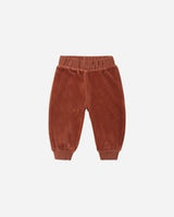 Velour Relaxed Sweatpant || Redwood by Quincy Mae