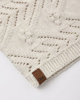 Knit Bonnet || Heathered Oatmeal by Quincy Mae