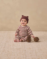 Baby Bear Beanie || Black Cherry by Quincy Mae
