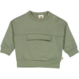 Pocket Sweatshirt Poetry Green by Müsli