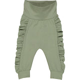 Cozy Me Frill Pants Poetry Green by Müsli