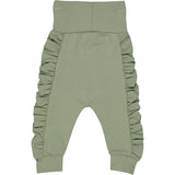 Cozy Me Frill Pants Poetry Green by Müsli