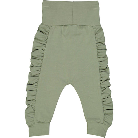 Cozy Me Frill Pants Poetry Green by Müsli