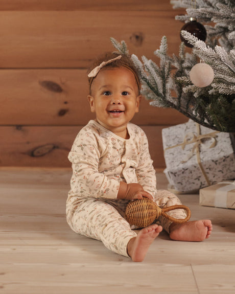 Organic Long John Pajamas || Holly Fleur by Rylee + Cru
