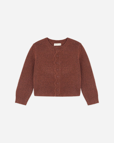 Scallop Cardigan || Brick by Rylee + Cru