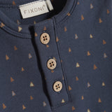 Long Sleeve Sweat Bodysuit in India Ink by Fixoni