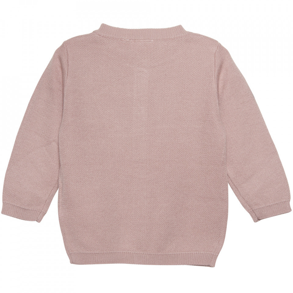 Knit Cardigan in Misty Rose by Fixoni