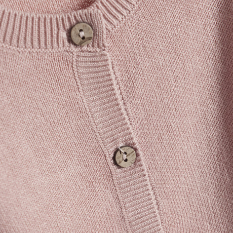 Knit Cardigan in Misty Rose by Fixoni