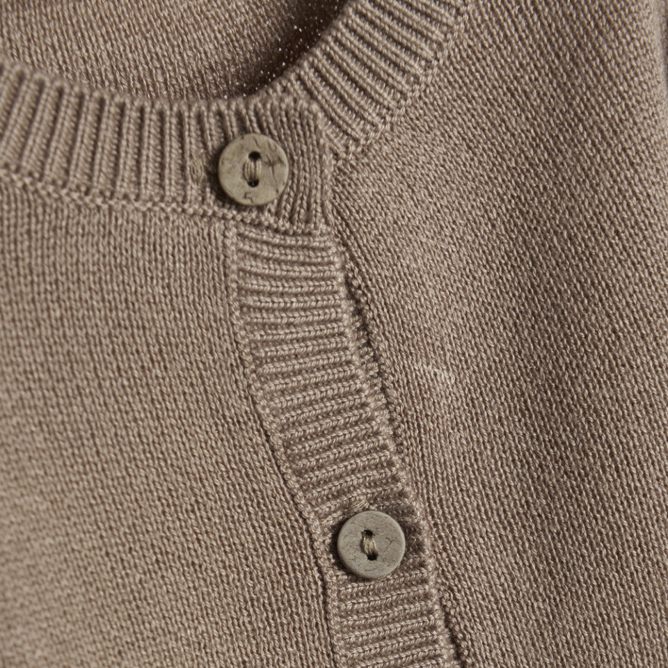Knit Cardigan in Affogat by Fixoni
