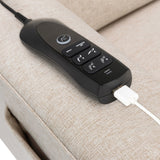 Namesake Willa Deluxe Power Recliner and Swivel Glider with Heat & Massage