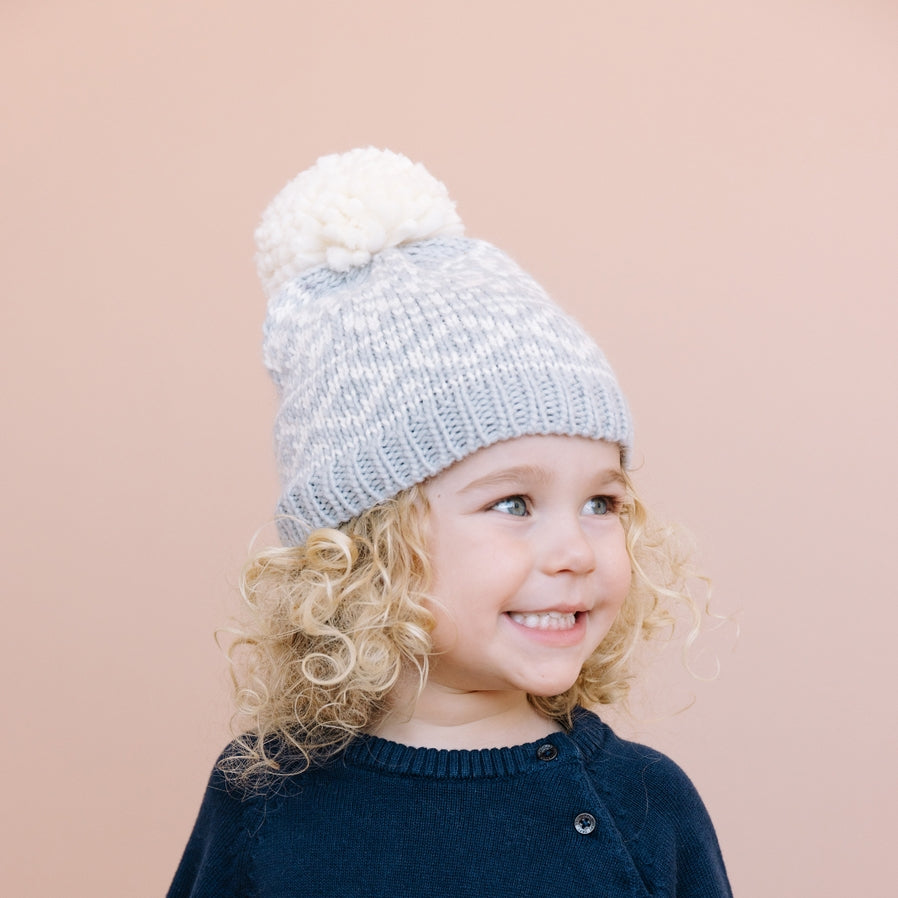 Snowflake Hat, Grey | Holiday by The Blueberry Hill
