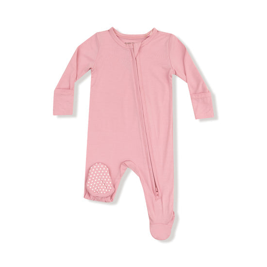 2 Way Zipper Footie- Pink Dolphin by Angel Dear