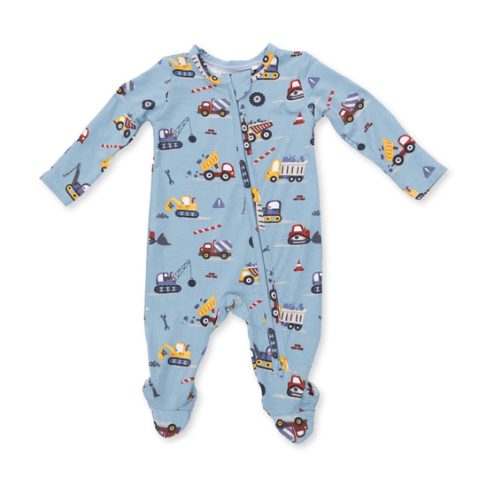 2 Way Zipper Footie- Crayon Construction by Angel Dear