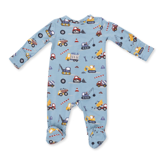 2 Way Zipper Footie- Crayon Construction by Angel Dear
