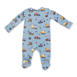 2 Way Zipper Footie- Crayon Construction by Angel Dear