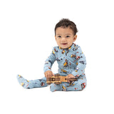 2 Way Zipper Footie- Crayon Construction by Angel Dear