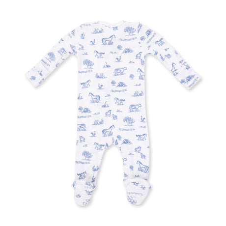 2 Way Zipper Footie- Farm Friends by Angel Dear