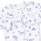 2 Way Zipper Footie- Farm Friends by Angel Dear