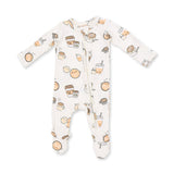 2 Way Zipper Footie- Love You A Latte by Angel Dear