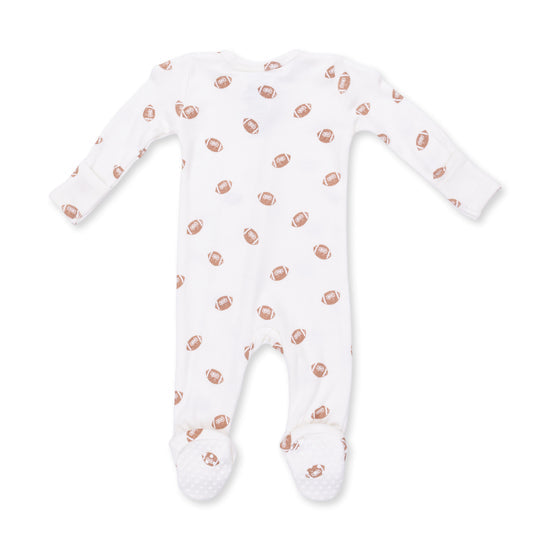 2 Way Zipper Footie- Mini Footballs by Angel Dear