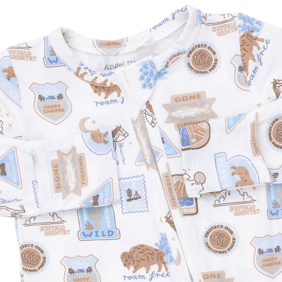 2 Way Zipper Footie- National Parks Adventure by Angel Dear