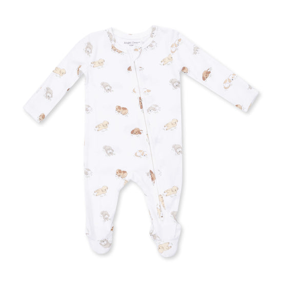 2 Way Zipper Footie- Puppy Snuggle Club by Angel Dear