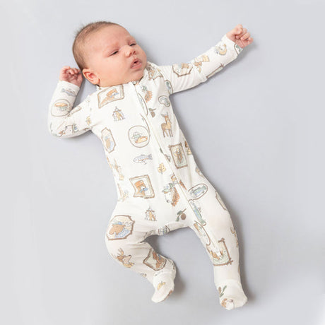 2 Way Zipper Footie- Woodson's Family Cabin by Angel Dear