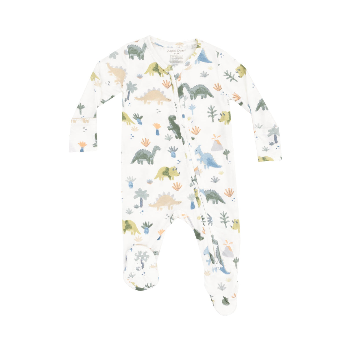2 Way Zipper Footie - Soft Dinos by Angel Dear